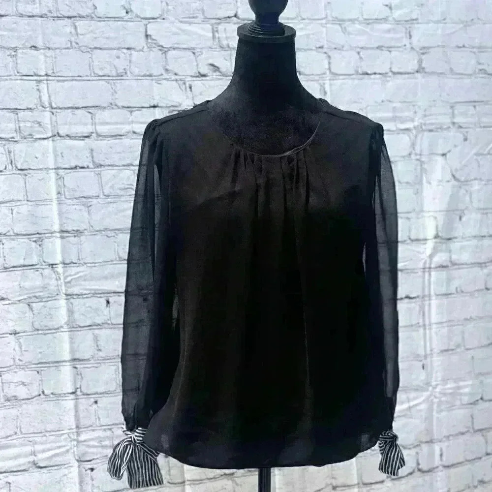 Black Blouse Size Large